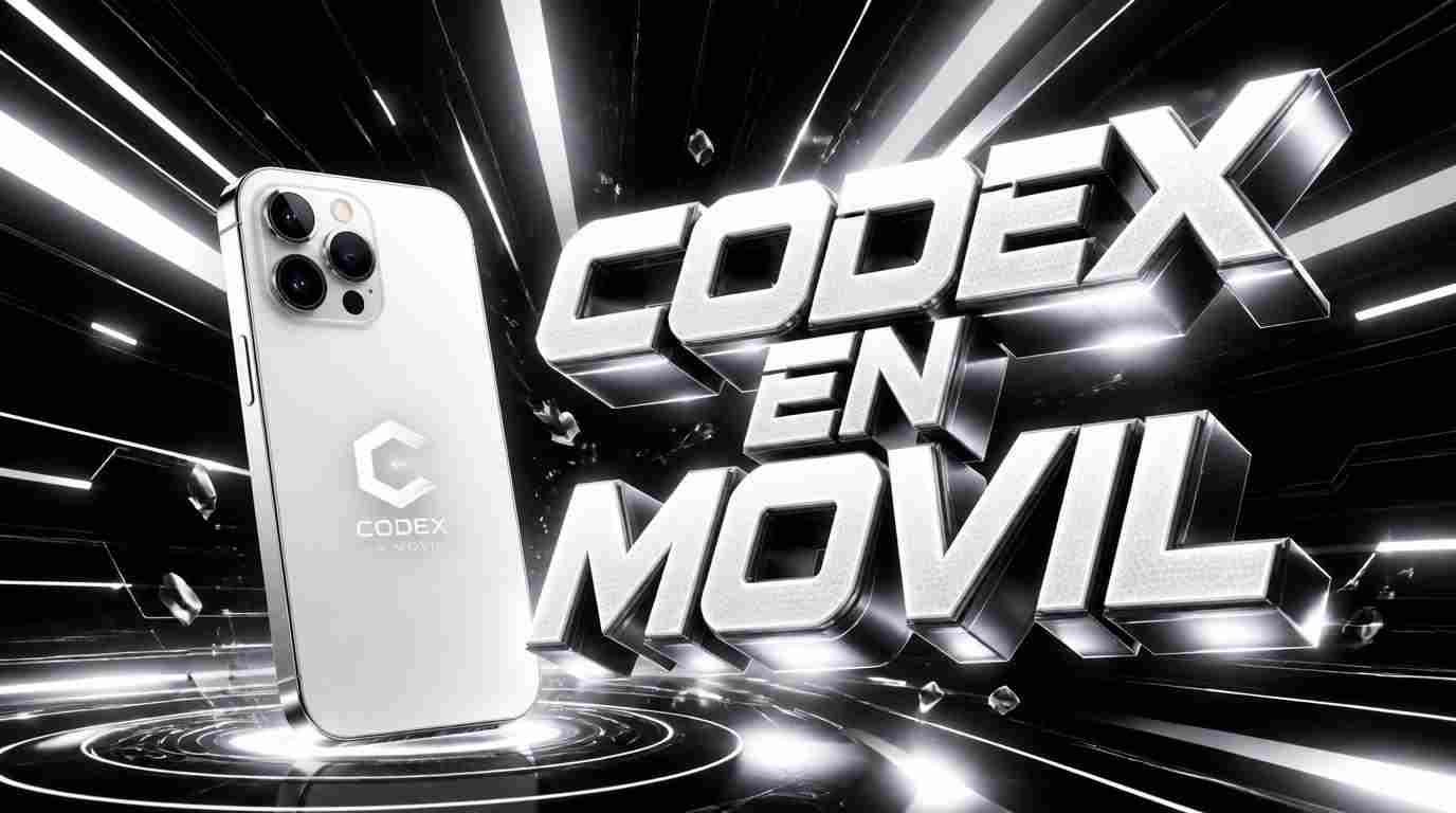 Codex en la app móvil de ChatGPT, para programar desde cualquier lugar